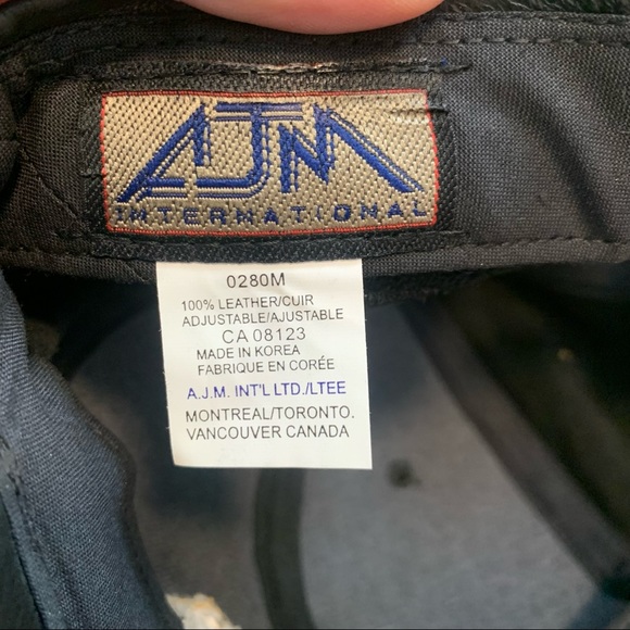 Leather Embroidered Baseball Hat - Picture 8 of 9